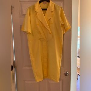 Nice vintage yellow dress size M